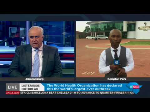 More on the listeriosis outbreak, eNCA's Malungelo Booi reports