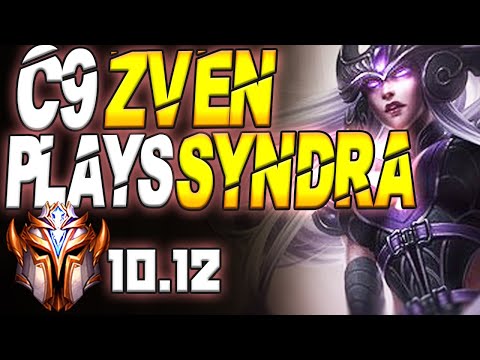 C9 Zven Plays Syndra Bottom Lane vs Aphelios - 10.12