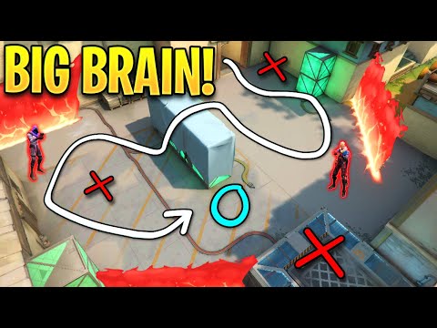 Valorant: When PRO PLAYERS make BIG BRAIN Plays..! - 200 IQ Clips & Genius Plays - Valorant Moments