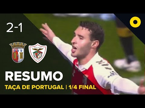 Resumo: SC Braga 2-1 Santa Clara - Taça de Portugal | SPORT TV