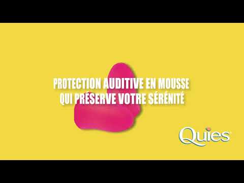 Quies Mousse anti-bruit Protections 3 paires