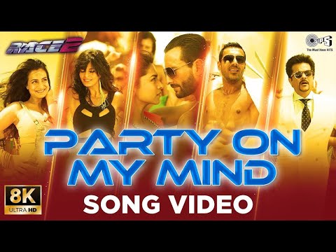 Party On My Mind - 8K Remastered |Race 2 I Saif, Deepika Padukone, John Abraham, Jacqueline | Pritam