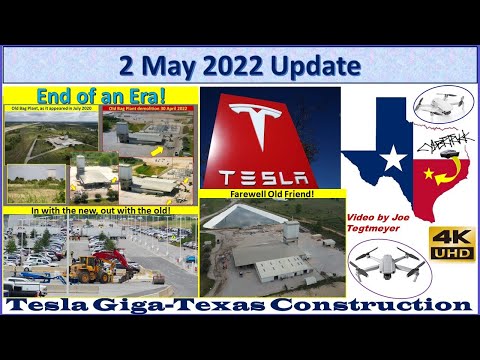 Tesla Gigafactory Texas 2 May 2022 Cyber Truck & Model Y Factory Construction Update (07:15AM)