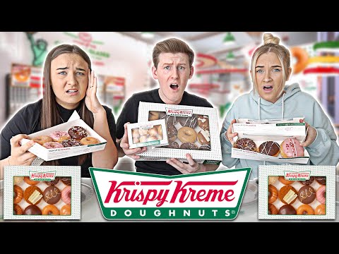 Last to STOP Eating KRISPY KREME DONUTS Wins £1,000 - Challenge