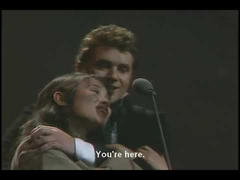  Screenshot from A Little Fall of Rain lyrics video by Lea Salonga & Michael Ball