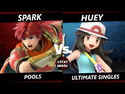 NO CAPS 9/13/19  -  SparK (Roy) vs Huey (Pokemon Trainer) Smash Ultimate Pools Winners Semis