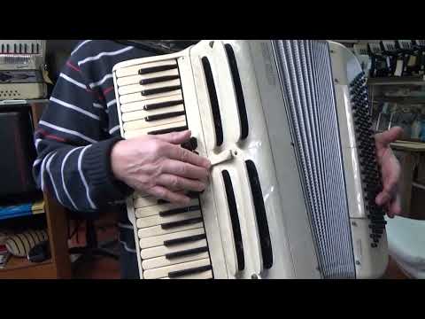 Settimio Soprani Coletta piano accordion 120 bass mod 703/78-- 1965-1975 Cream marble image 26
