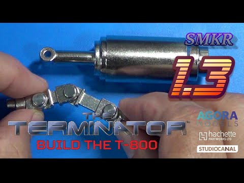 Agora Models Build the T-800 Terminator Pack 1 Stage 3 - Components for Right Arm and Finger