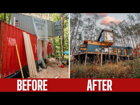 3 Shipping Containers Turned Into an Airbnb Gem: The Box Hop in Hocking Hills, Ohio