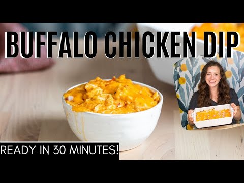 How to Make Baked Buffalo Chicken Dip: Super QUICK & EASY