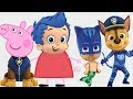 Cartoon Games For Kids Funny Wrong Heads Videos Collection Paw Patrol Bubble Guppies Peppa Pig Body