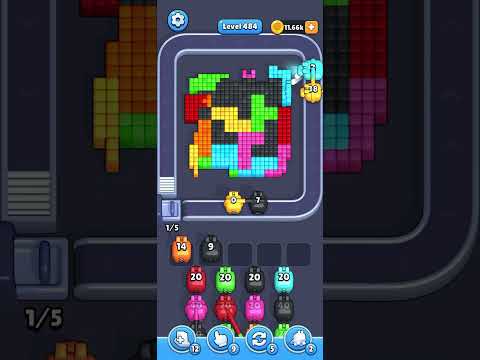 Pixel Flow Level 484 Walkthrough