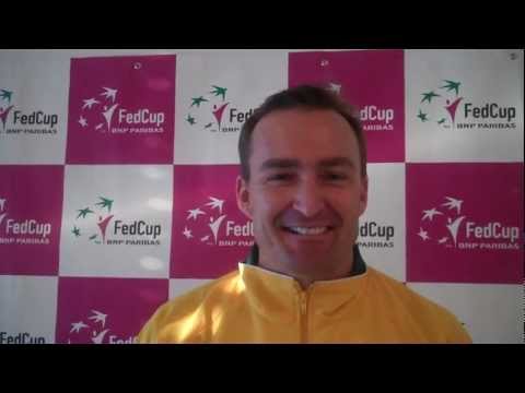 Fed Cup Australia v Switzerland: David Taylor post-tie interview