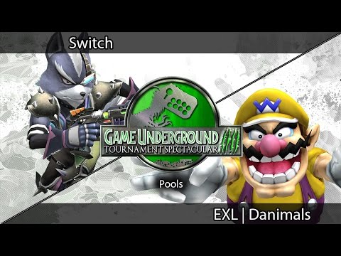 Switch (Wolf/Falco) VS EXL | Danimals (Wario) | GUTS 4 Project M Singles | Pools