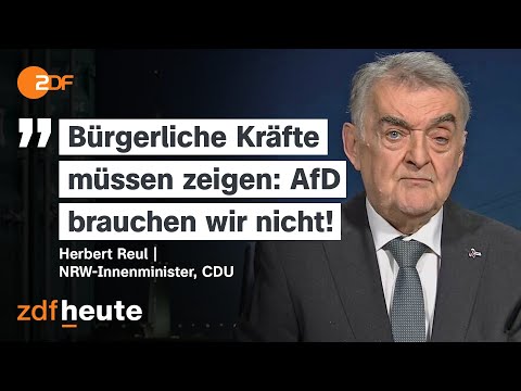 Reul über Migrationsdebatte: "Integration muss auch funktionieren können" | heute journal update