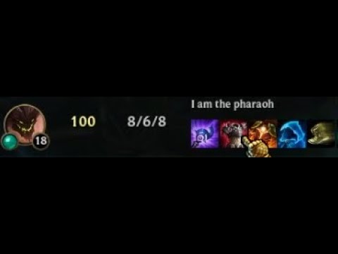 Malphite builds full armor vs Brand in one for all