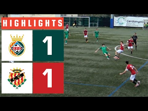 Jornada 13 (25/26) - CERDANYOLA VALLES, F.C. A - GIMNASTIC TARRAGONA, C. A (Resumen)
