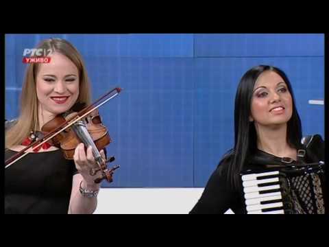 SANDRA MILOSEVIC I JELENA UROSEVIC U EMISIJI "INOVACIJE-KORAK DALJE" staro sabacko kolo