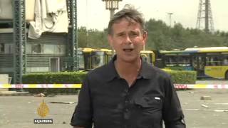 Fears over safety after massive explosion in China