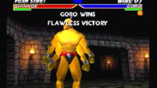 Mortal Kombat 4 runthrough with Goro part 2