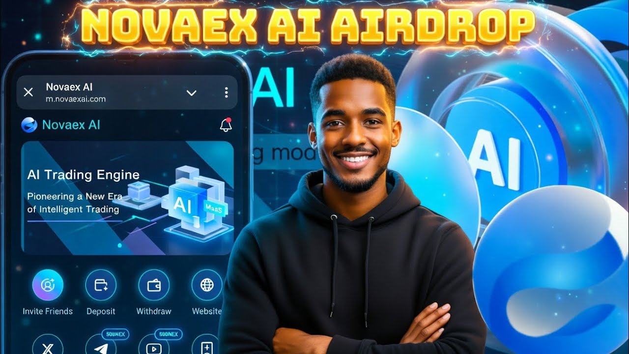 New AI Airdrop Alert! Novaex – Earn Free Tokens Now 💰