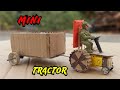 How To Make Cardboard Mini Tractor Dc Motor Mini Tractor Rc Tractor