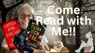 Reading Listen For the Lie and Filthy Rich Fae | A Cozy Reading Vlog