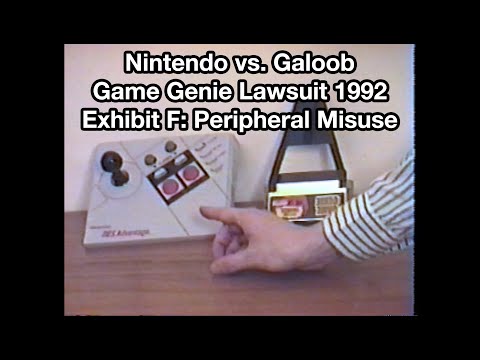 Thumbnail for Nintendo vs. Galoob Game Genie Lawsuit 1992 Exhibit F: Peripheral Misuse by video, Van, vide, vhs