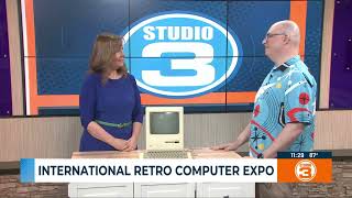Boat on WSAZ promoting the International Retro Computer Expo