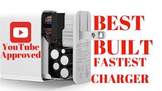 ZMI PowerPlug Turbo 45W Wall Power Adapter, Charger MacBook Pixel XL, Fast Charging iPhone USB C