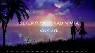 Chrisye - Seperti Yang Kau Minta | Lyric Video