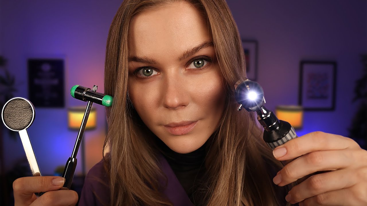 ASMR Doctor Alisa General Check Up ~ Soft Spoken Medical RP (Eye Exam, Ear Exam, Cranial Nerves)