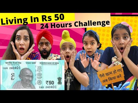 Living In Rs 50 For 24 Hours Challenge | Ramneek Singh 1313 | RS 1313 VLOGS