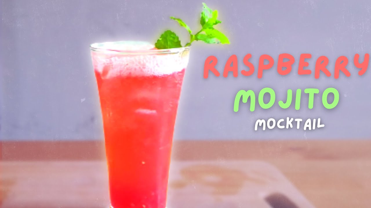 Easy Raspberry Mojito Virgin Recipe! | Raspberry Mojito Mocktail