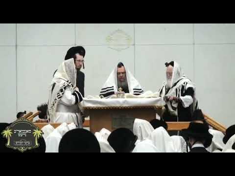 Satmar Rebbe R' Aharon Reading The Megilah Purim Day In Kiryas Joel   5783