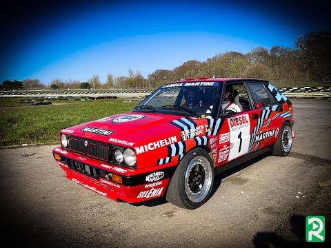 Miki Biasion's Lancia Delta Integrale Sanremo Group A Rally Car