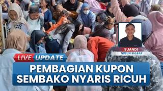 Ricuh Berebut Kupon Sembako Lebaran, Warga Nyaris Baku Hantam di Rumah Adat Mamuju Sulbar