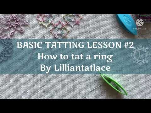 How to wind a shuttle TATTING LESSON 1 Frivolite
