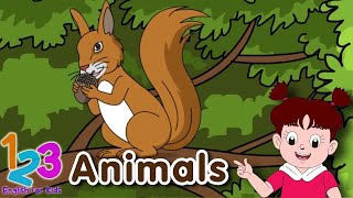 Download lagu Belajar Bahasa Inggris Mengenal Hewan bersama Diva | 123 English For Kids | Kartun Anak Channel mp3