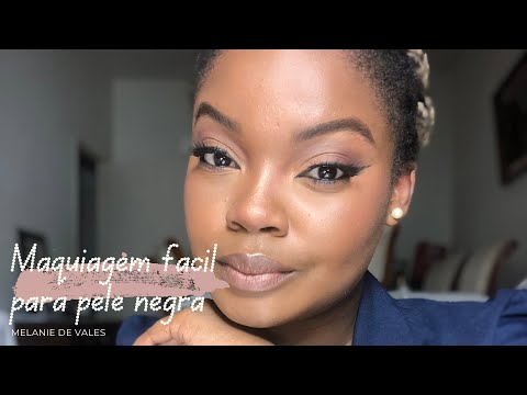 Tutorial de maquiagem facil para pele negra por Melanie de Vales | Moçambique - Maputo - Mozambique