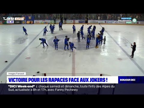 Hockey: victoire des Rapaces face aux Jokers de Cergy