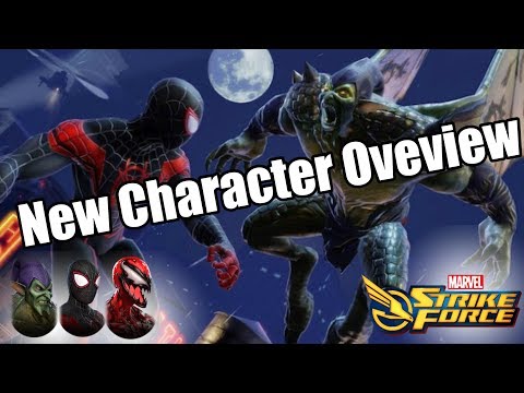 Carnage, Miles Morales, and Green Goblin Overview - Marvel Strike Force