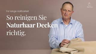 Reinigung & Pflege von Wolldecken / Naturhaardecken - Ritter Decken