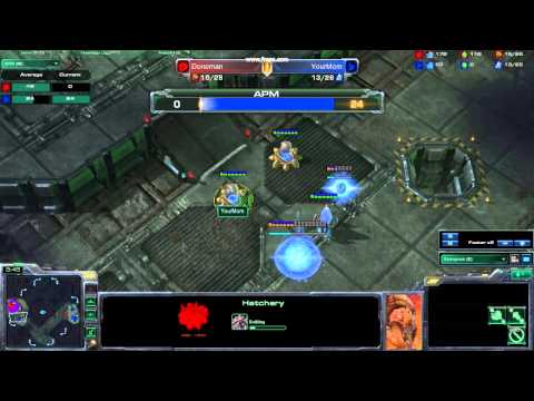 Starcraft 2 - Proxy Hatchery counters Cannon rush - LOL
