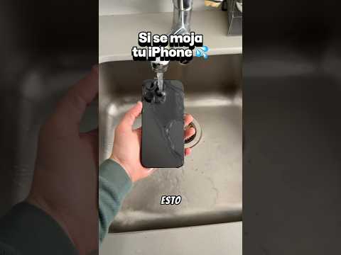 ¡Olvídate del arroz! Esto es lo que debes hacer si tu iPhone se moja, según Apple