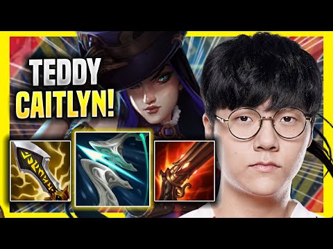 TEDDY IS INSANE WITH CAITLYN! - AF Teddy Plays Caitlyn ADC vs Jinx! | Preseason 2022
