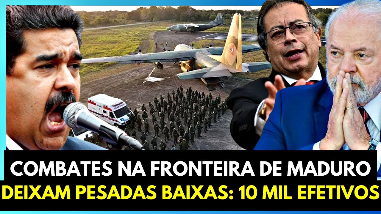COMBATES NA FRONTEIRA DA VENEZUELA DEIXAM PESADAS BAIXAS COM 10 MIL EFETIVOS