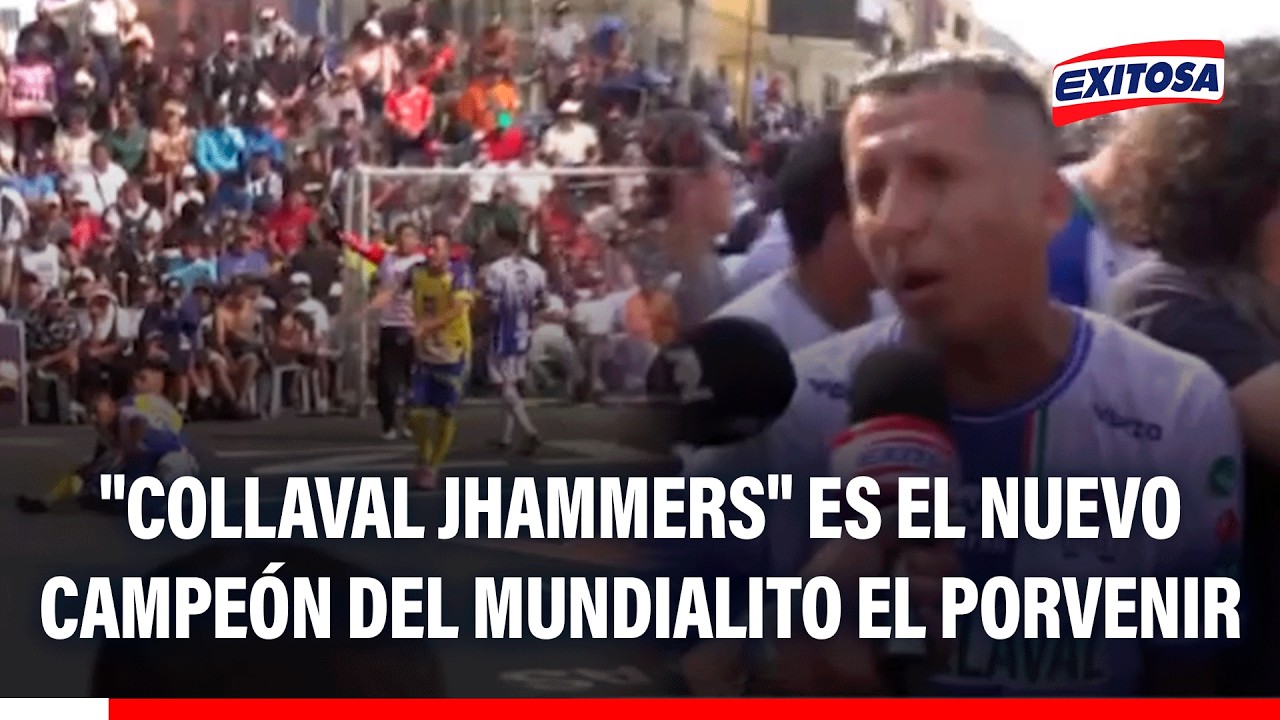 🔴🔵 El equipo "Collaval Jhammers" es el nuevo campeón del Mundialito El Porvenir