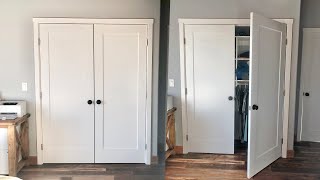 Non-Mortise French Closet Doors