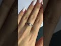 Серебряное кольцо с бриллиантом 0.01ct